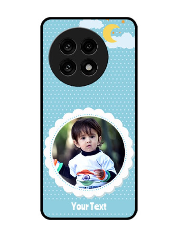 Custom OnePlus 13R 5G Custom Glass Phone Case - Violet Pattern Design