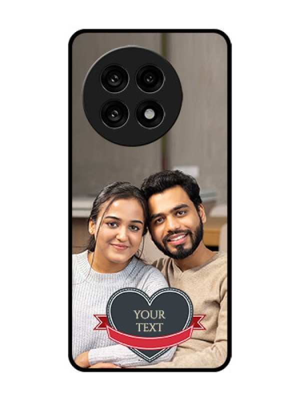 Custom OnePlus 13R 5G Custom Glass Phone Case - Just Married Couple Design