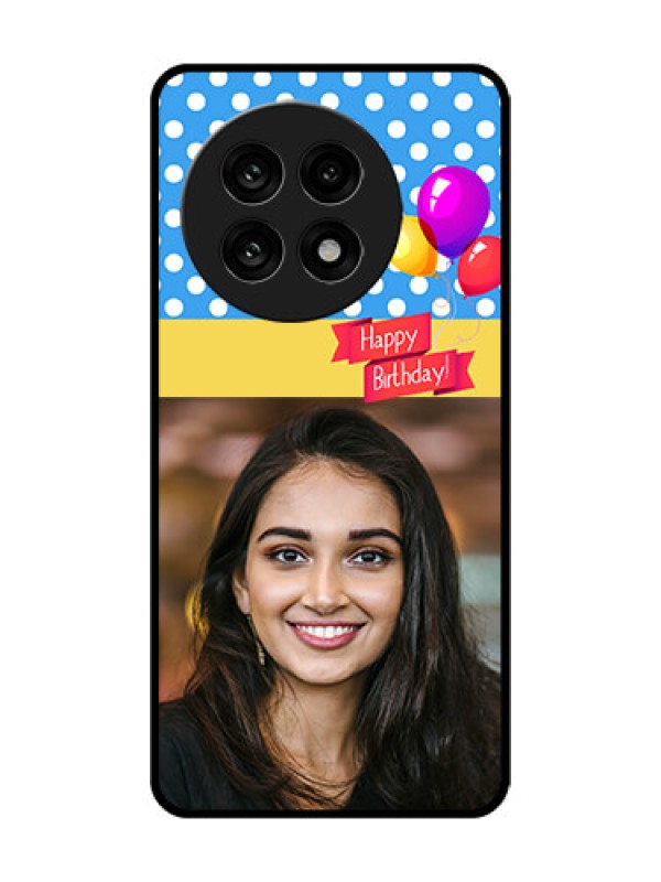 Custom OnePlus 13R 5G Custom Glass Phone Case - Happy Birthday Design