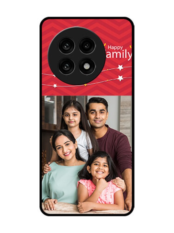 Custom OnePlus 13R 5G Custom Glass Phone Case - Happy Family Design