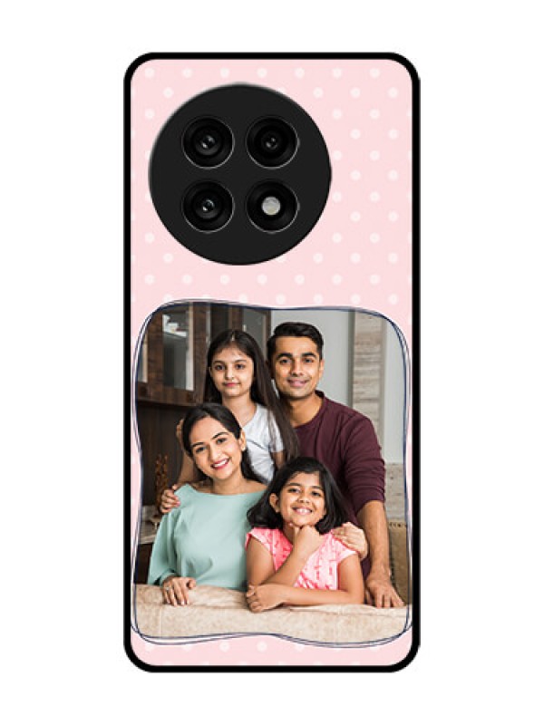 Custom OnePlus 13R 5G Custom Glass Phone Case - Family With Dots Design