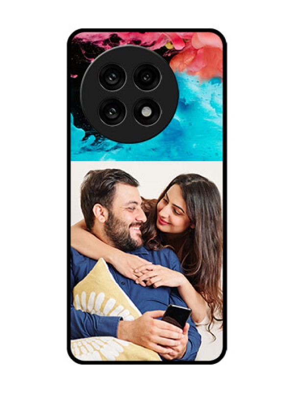 Custom OnePlus 13R 5G Custom Glass Phone Case - Quote With Acrylic Painting Design