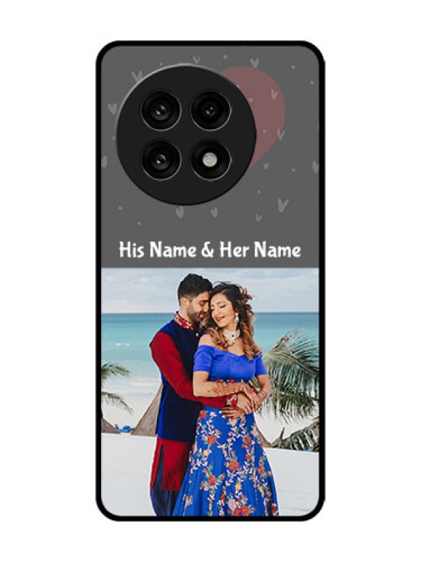 Custom OnePlus 13R 5G Custom Glass Phone Case - Buy Love Design With Photo Online