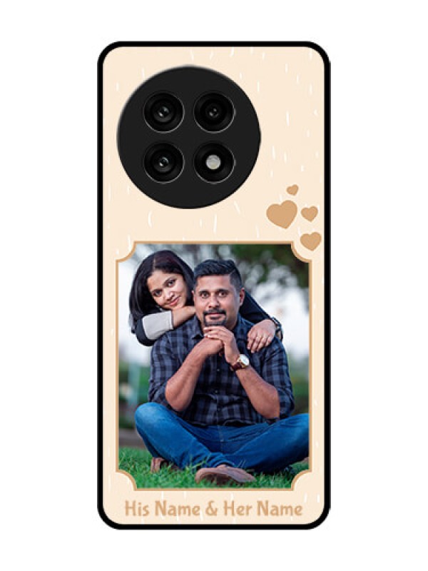 Custom OnePlus 13R 5G Custom Glass Phone Case - With Confetti Love Design