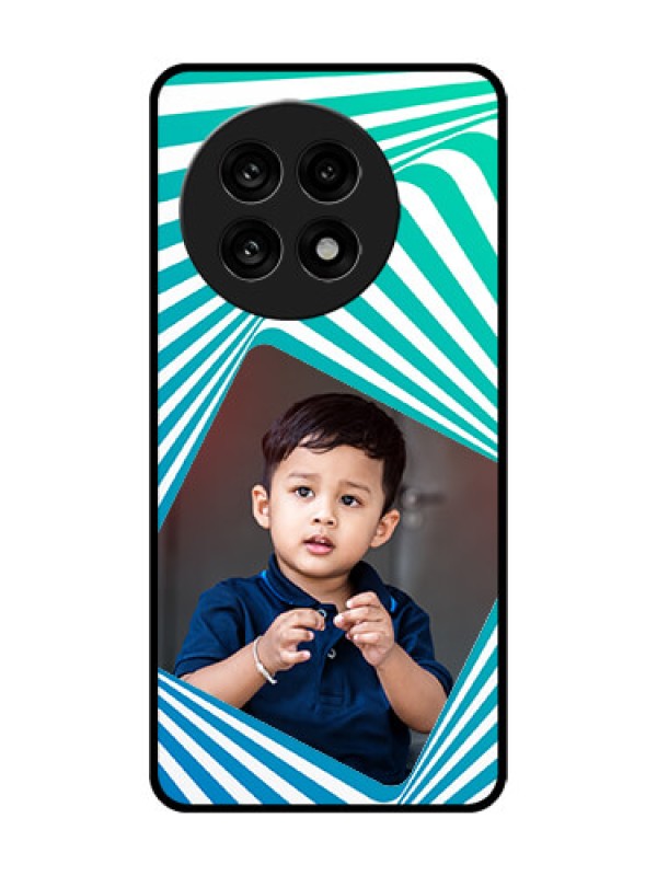 Custom OnePlus 13R 5G Custom Glass Phone Case - Abstract Spiral Design