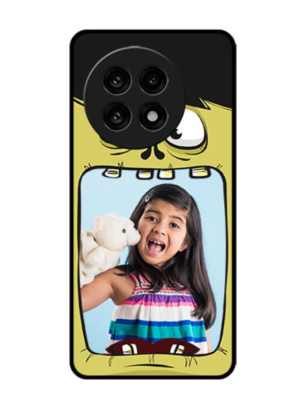 Custom OnePlus 13R 5G Custom Glass Phone Case - Cartoon Monster Back Case Design