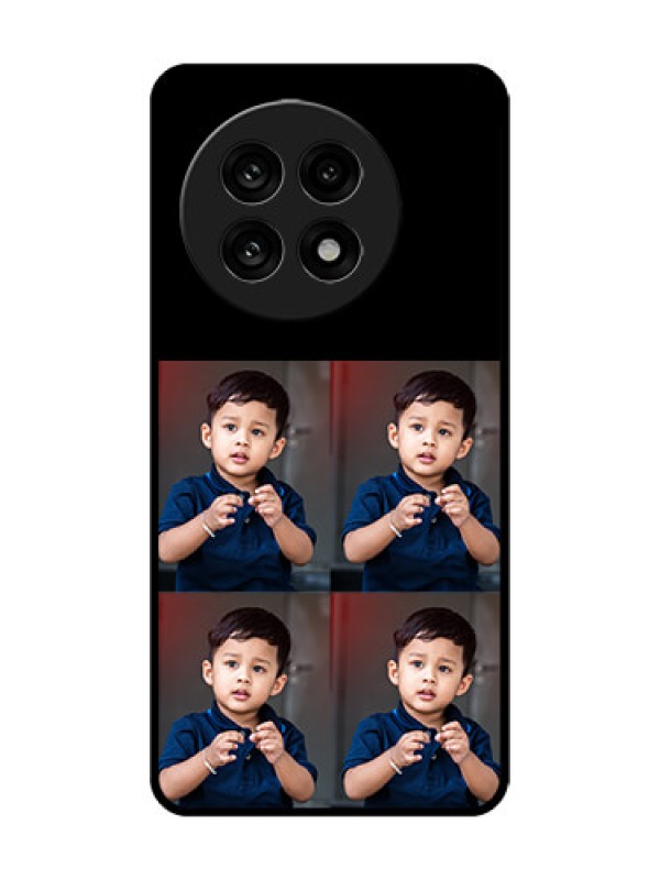 Custom OnePlus 13R 5G Custom Glass Phone Case - 4 Image Holder Design