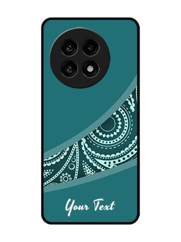 Custom OnePlus 13R 5G Custom Glass Phone Case - Semi Visible Floral Design