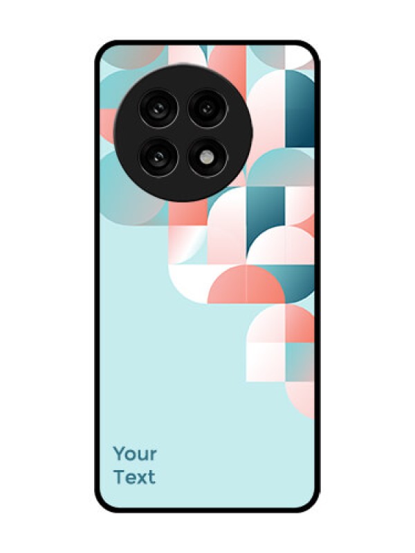 Custom OnePlus 13R 5G Custom Glass Phone Case - Stylish Semi - Circle Pattern Design