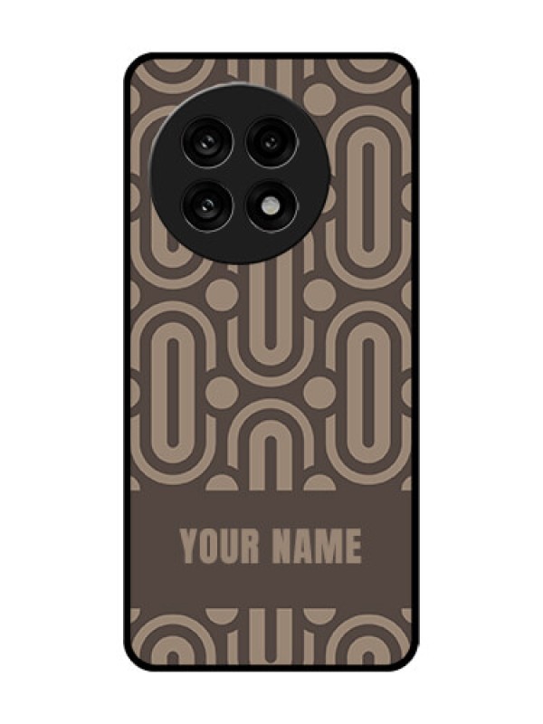 Custom OnePlus 13R 5G Custom Glass Phone Case - Captivating Zero Pattern Design