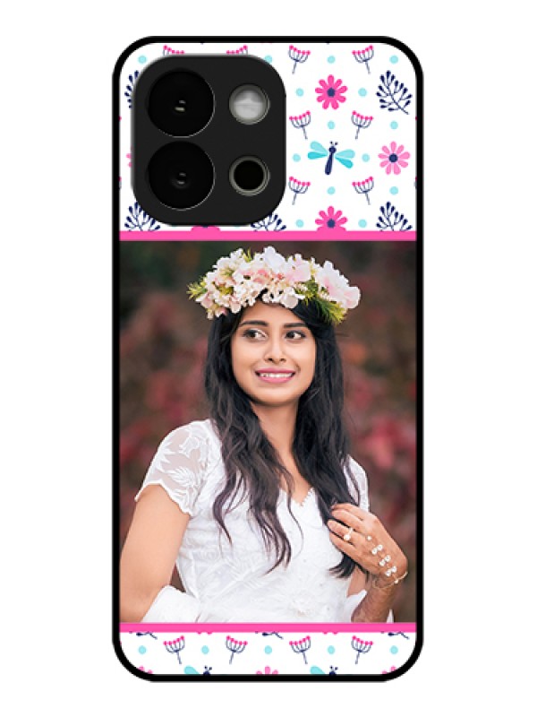 Custom OnePlus 13s 5G Custom Glass Phone Case - Colorful Flower Design