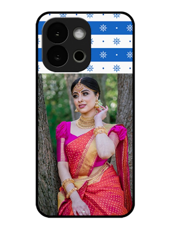 Custom OnePlus 13s 5G Custom Glass Phone Case - Snow Pattern Design