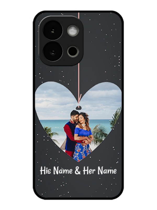 Custom OnePlus 13s 5G Custom Glass Phone Case - Hanging Heart Design