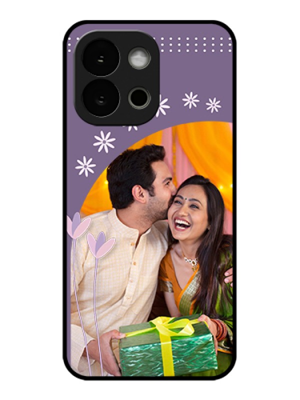 Custom OnePlus 13s 5G Custom Glass Phone Case - Lavender Flowers Design
