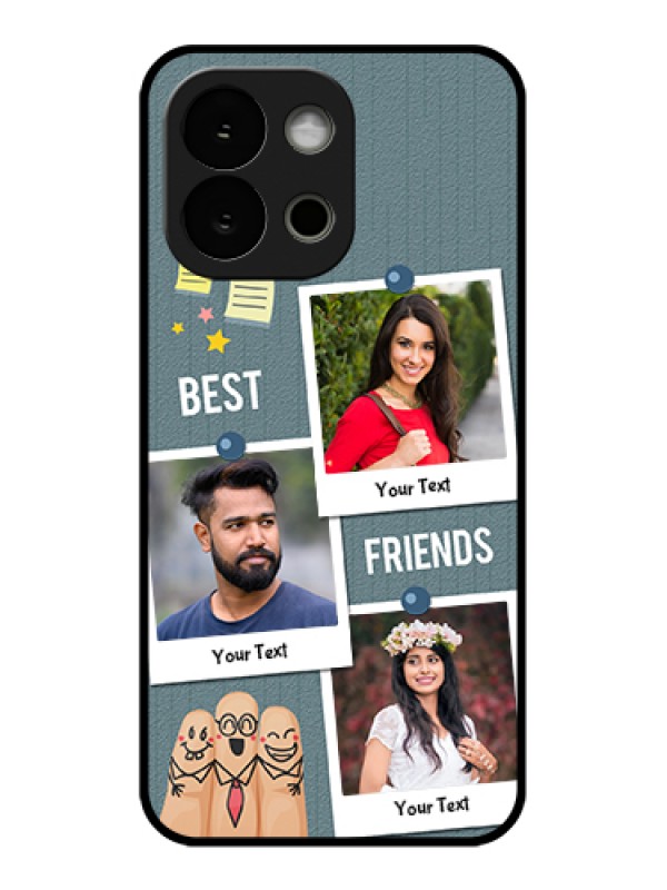 Custom OnePlus 13s 5G Custom Glass Phone Case - Sticky Frames And Friendship Design