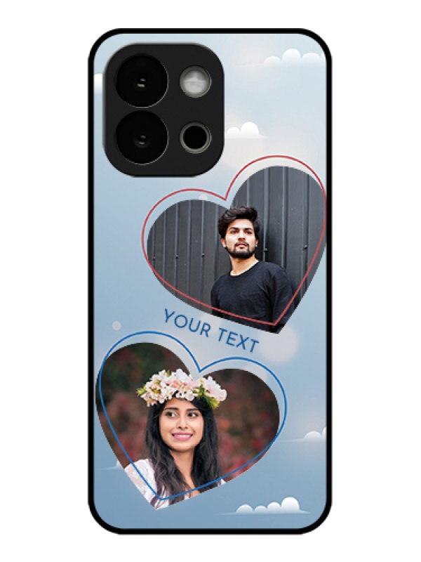 Custom OnePlus 13s 5G Custom Glass Phone Case - Blue Color Couple Design