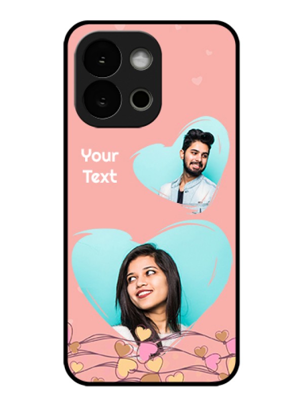 Custom OnePlus 13s 5G Custom Glass Phone Case - Love Doodle Design