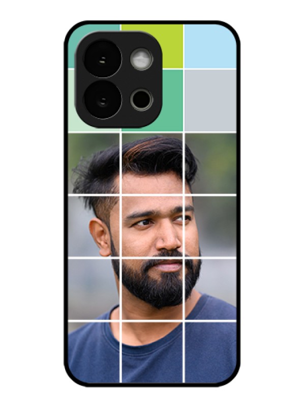 Custom OnePlus 13s 5G Custom Glass Phone Case - With White Box Pattern