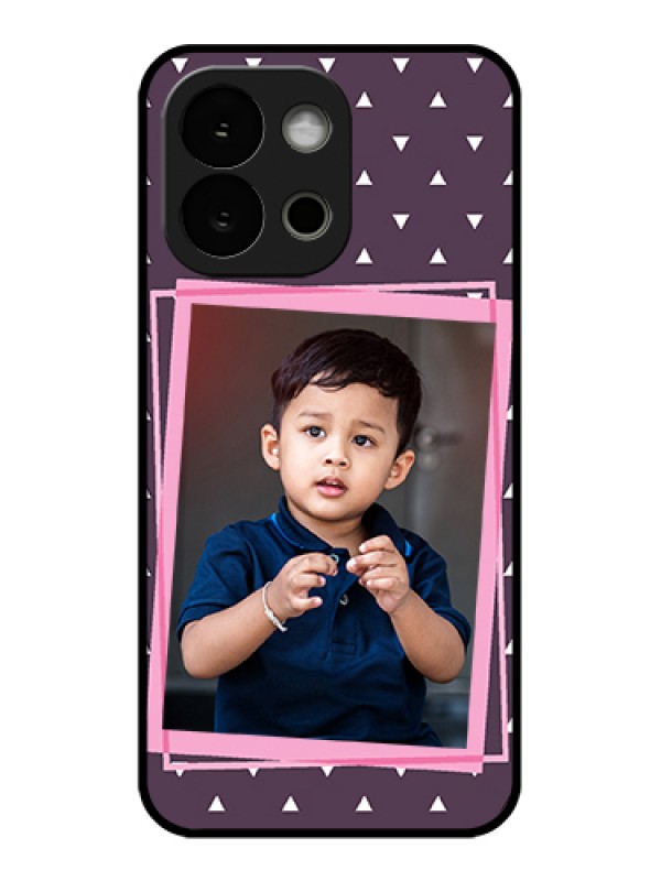Custom OnePlus 13s 5G Custom Glass Phone Case - Triangle Pattern Dotted Design