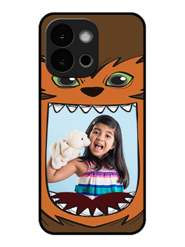 Custom OnePlus 13s 5G Custom Glass Phone Case - Owl Monster Back Case Design