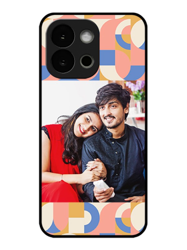 Custom OnePlus 13s 5G Custom Glass Phone Case - Semi - Circle Maze Pattern Design