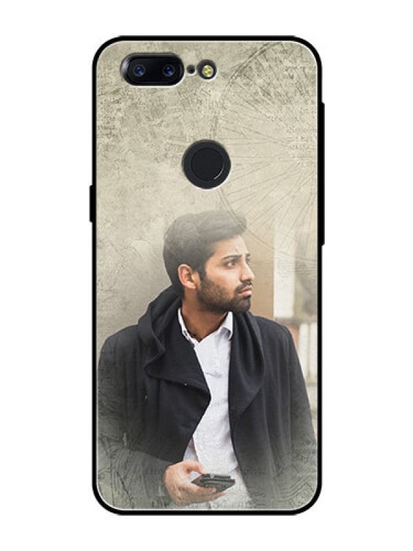 Custom OnePlus 5T Custom Glass Phone Case  - with vintage design