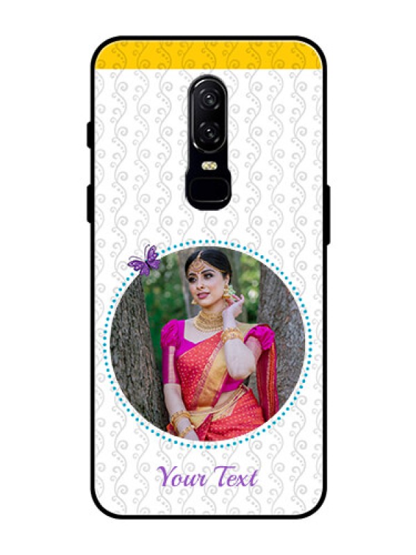 Custom OnePlus 6 Custom Glass Mobile Case  - Girls Premium Case Design