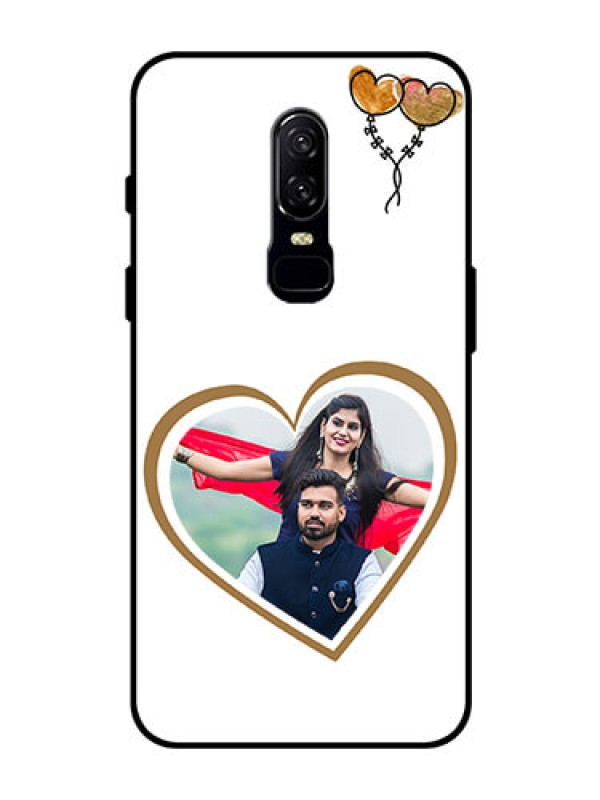 Custom OnePlus 6 Custom Glass Mobile Case  - You & Me Design