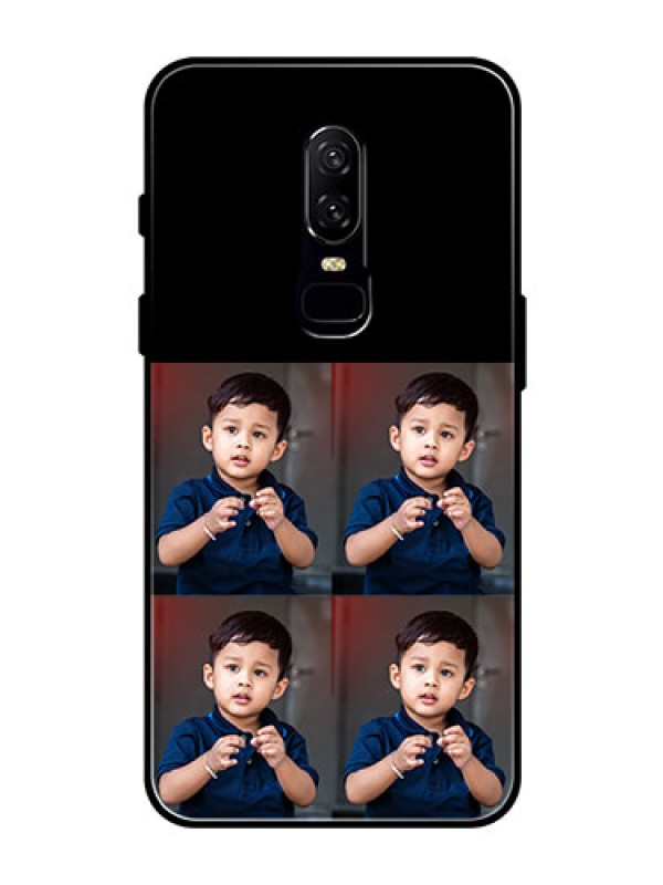 Custom Oneplus 6 4 Image Holder on Glass Mobile Cover