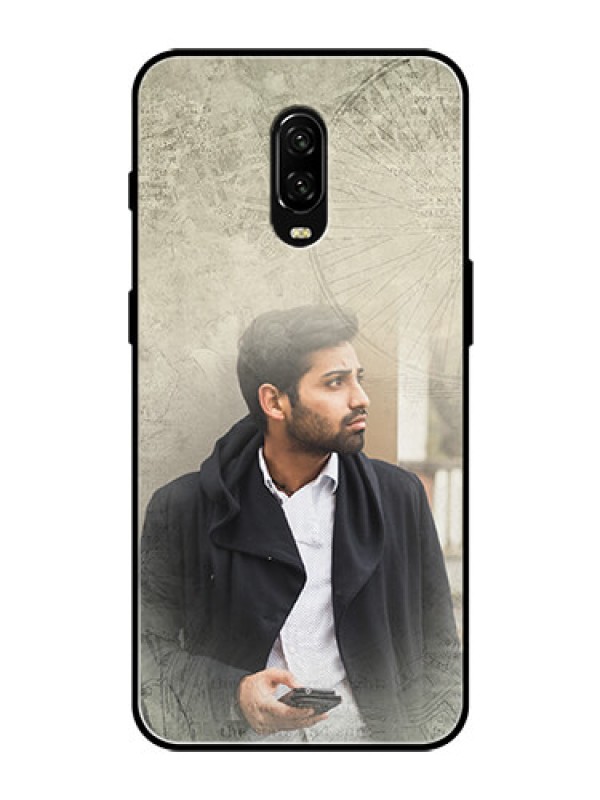 Custom OnePlus 6T Custom Glass Phone Case  - with vintage design