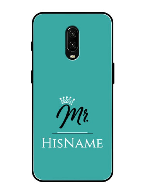 Custom Oneplus 6T Custom Glass Phone Case Mr with Name