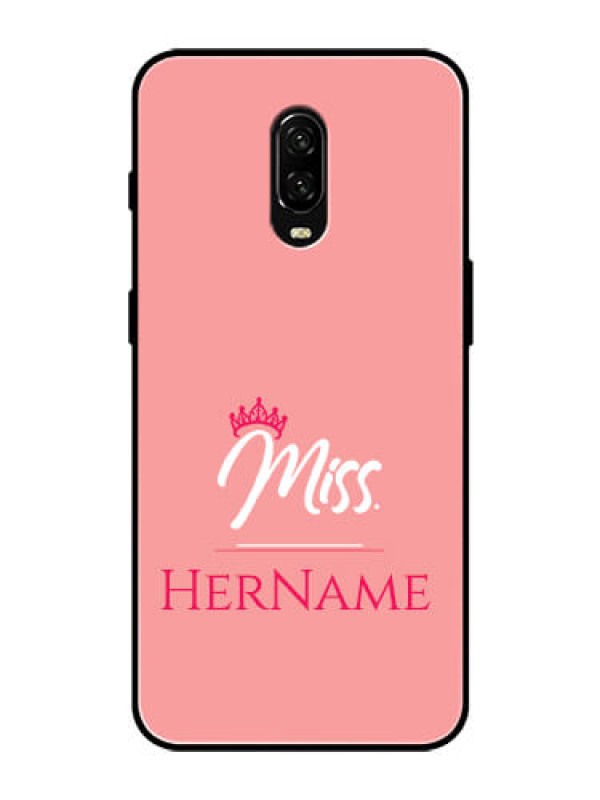 Custom Oneplus 6T Custom Glass Phone Case Mrs with Name