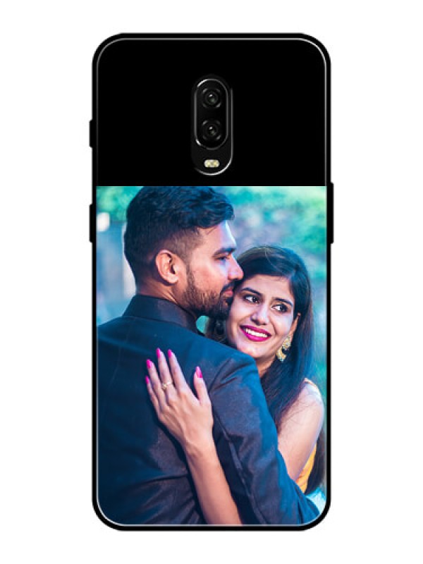 Custom OnePlus 6T Custom Glass Phone Case - Upload Full Picture With Custom Color Design
