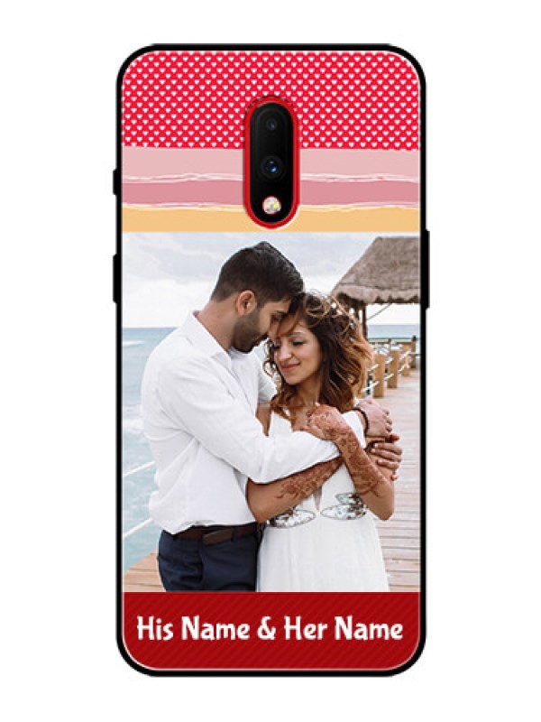 Custom OnePlus 7 Custom Glass Mobile Case  - Premium Case Design