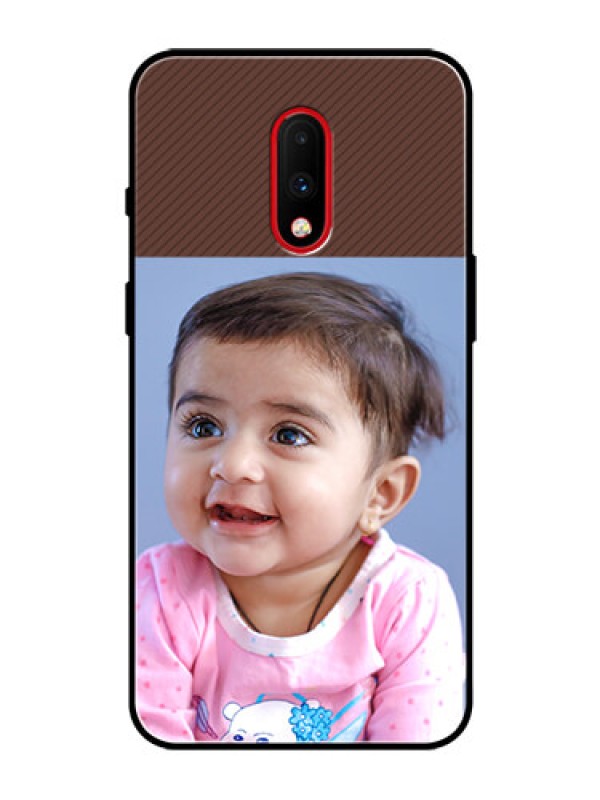 Custom OnePlus 7 Custom Glass Mobile Case  - Elegant Case Design