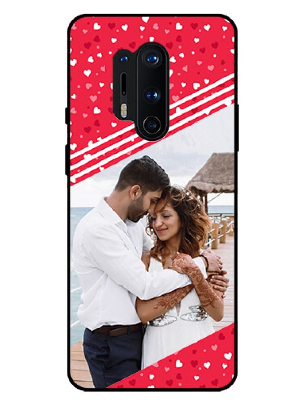 Custom Oneplus 8 Pro Custom Glass Mobile Case  - Valentines Gift Design