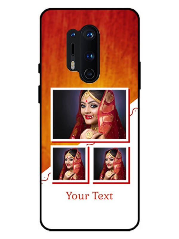 Custom Oneplus 8 Pro Custom Glass Phone Case  - Wedding Memories Design  