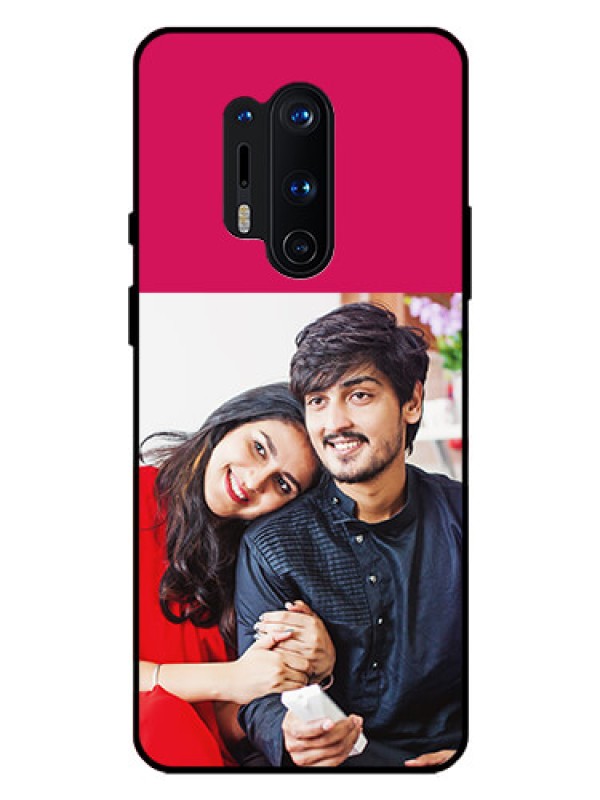 Custom Oneplus 8 Pro Custom Glass Mobile Case  - Anniversary Cover Design