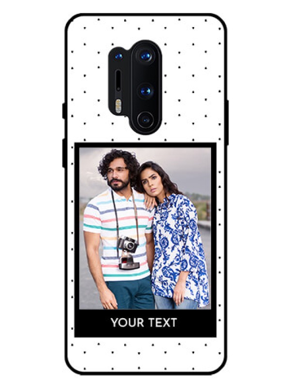 Custom Oneplus 8 Pro Photo Printing on Glass Case  - Premium Design