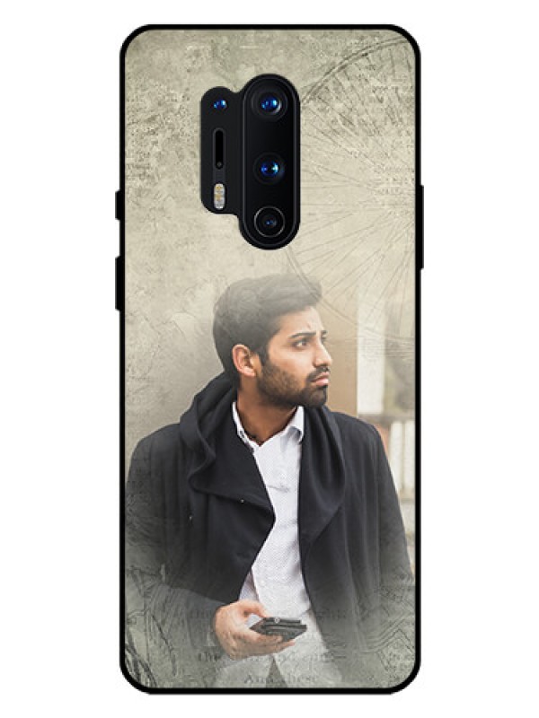 Custom Oneplus 8 Pro Custom Glass Phone Case  - with vintage design
