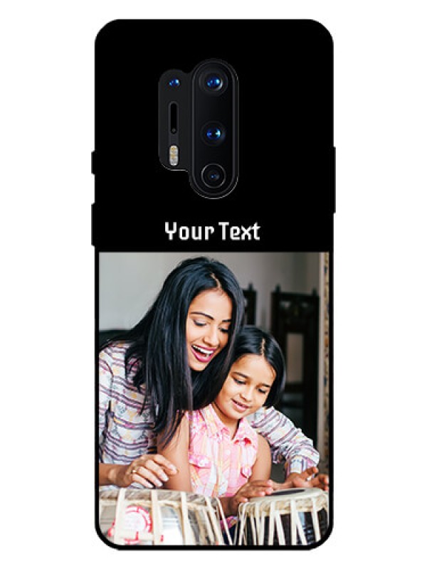 Custom Oneplus 8 Pro Photo with Name on Glass Phone Case