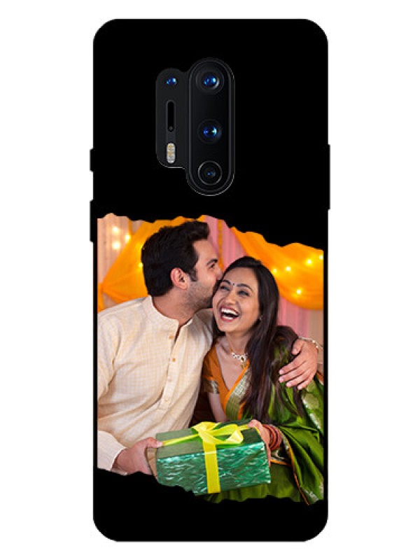Custom OnePlus 8 Pro Custom Glass Phone Case - Tear-off Design