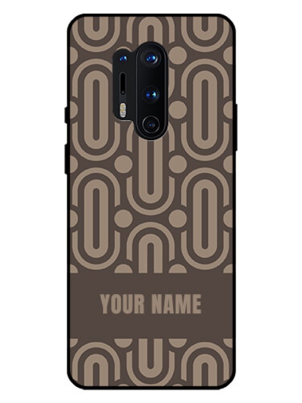 Custom OnePlus 8 Pro Custom Glass Phone Case - Captivating Zero Pattern Design