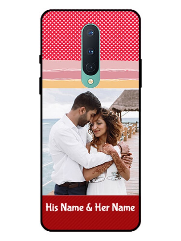 Custom OnePlus 8 Custom Glass Mobile Case  - Premium Case Design
