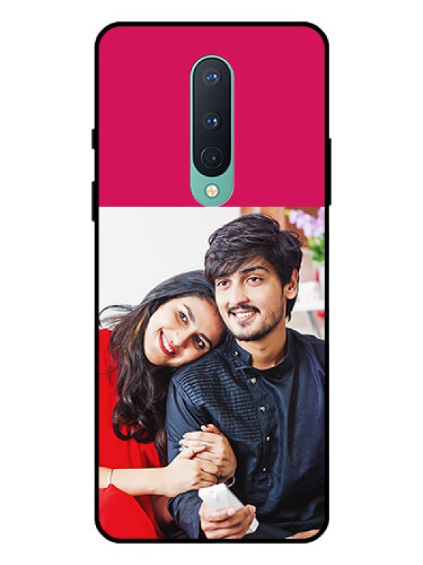 Custom OnePlus 8 Custom Glass Mobile Case  - Anniversary Cover Design