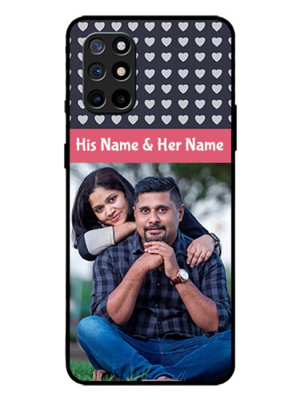 Custom Oneplus 8T Custom Glass Mobile Case  - Love Symbols Design