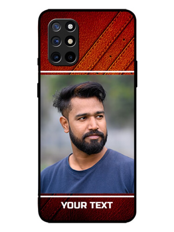 Custom Oneplus 8T Personalized Glass Phone Case  - Leather Phone Case Design