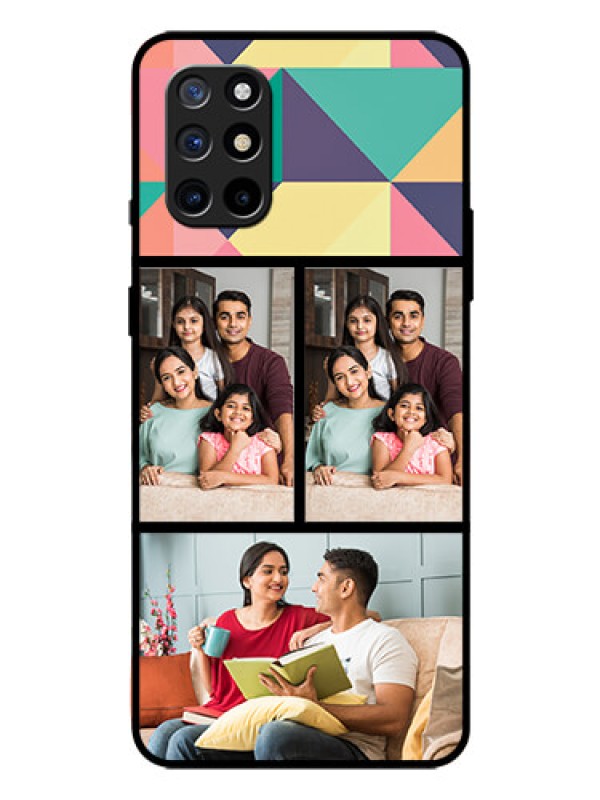 Custom Oneplus 8T Custom Glass Phone Case  - Bulk Pic Upload Design