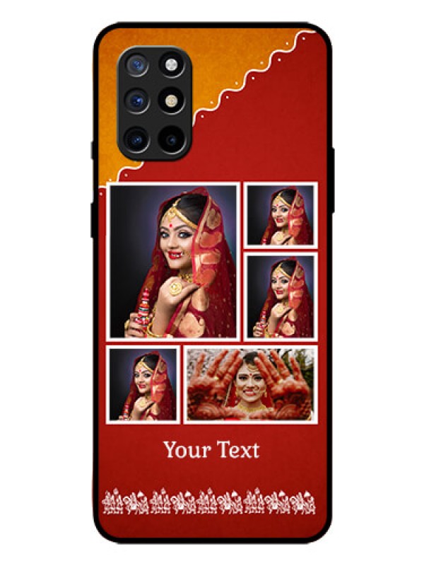 Custom Oneplus 8T Personalized Glass Phone Case  - Wedding Pic Upload Design