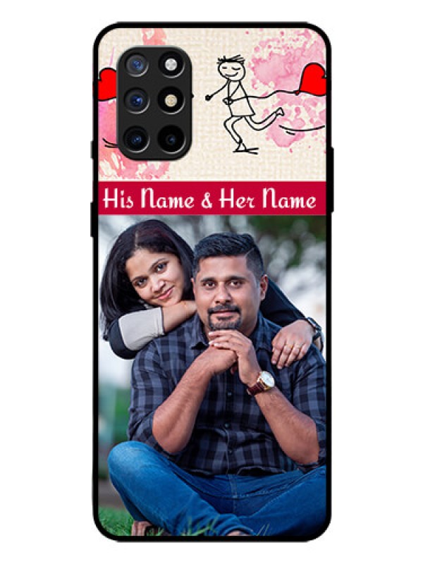 Custom Oneplus 8T Photo Printing on Glass Case  - You and Me Case Design